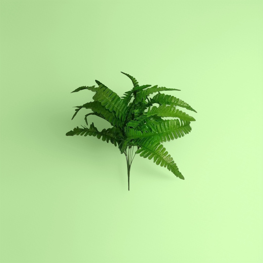 Green fern simulation green plant ornaments for living room and bedroom decoration Application Scenario