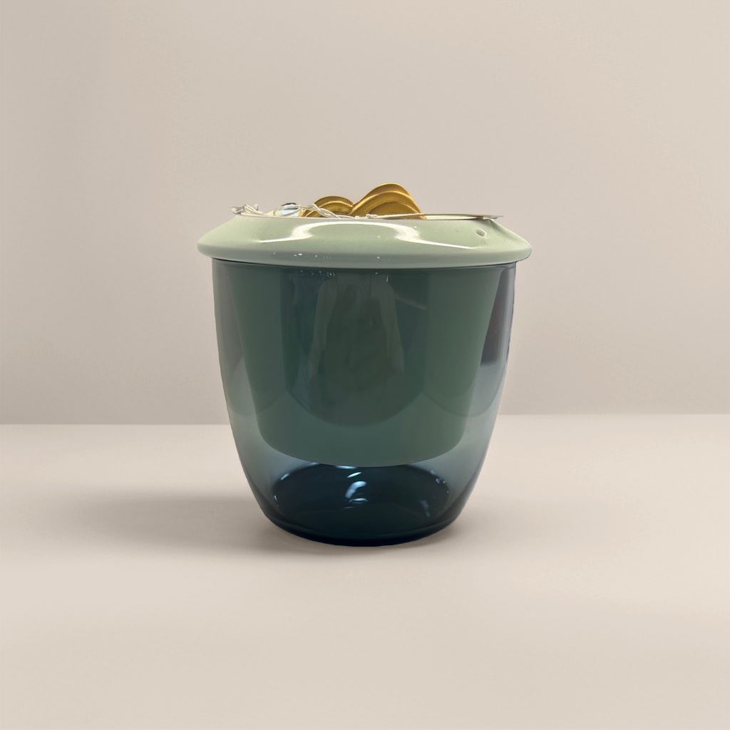 Green ceramic containers, home storage jars, kitchen seasoning bottles, tea cans, sealed and moisture-proof Application Scenario