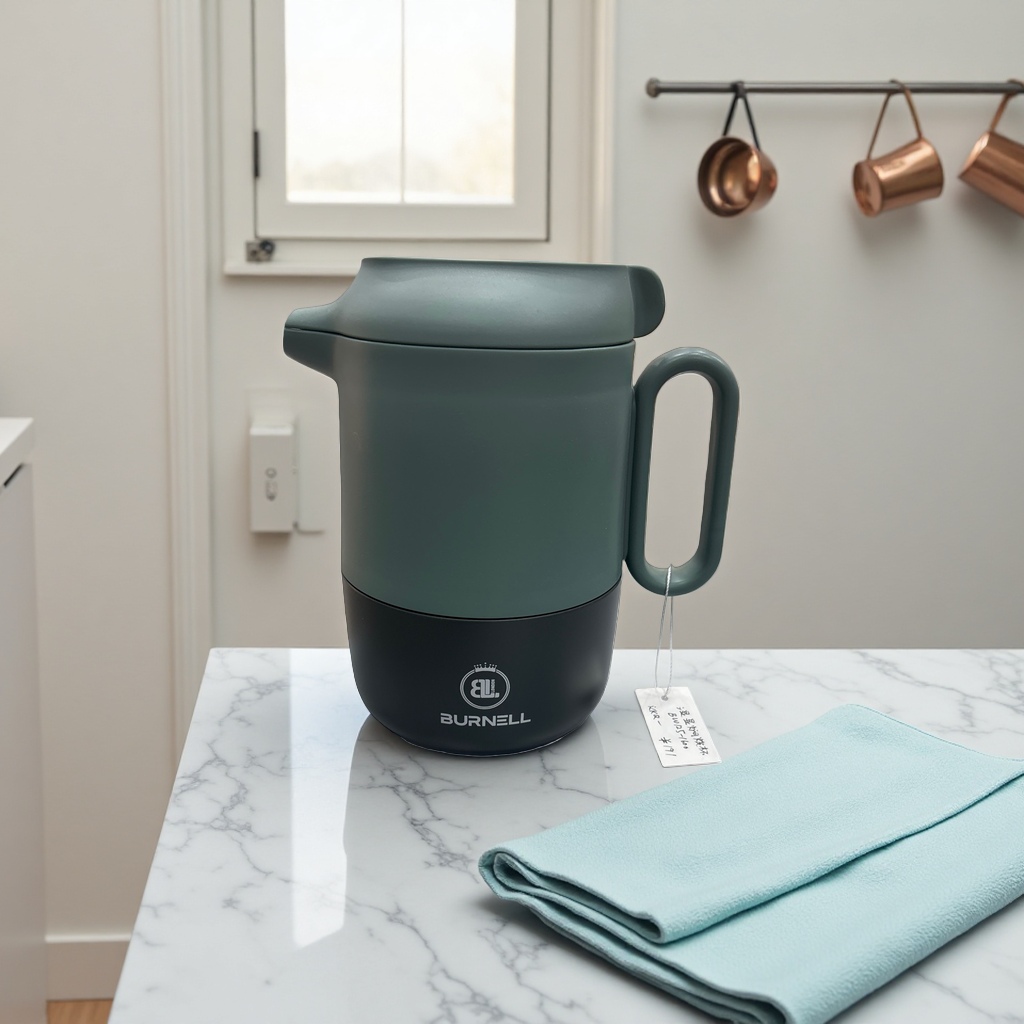 Dark green insulated kettle main body stainless steel vacuum insulated heating and cooling kettle accessories Application Scenario