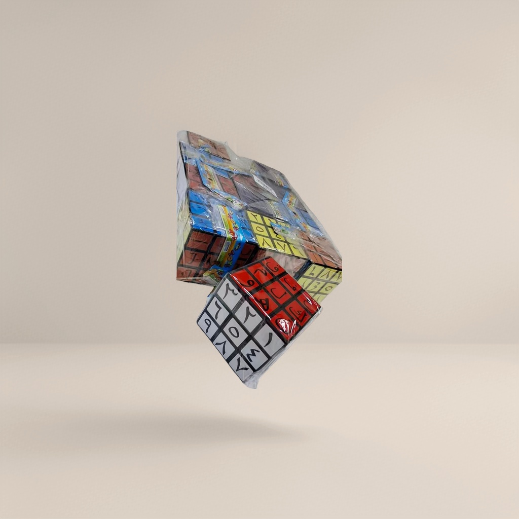 Arabic numeral Rubik's Cube toy, a three-level educational toy for children and adults to relieve stress details Picture
