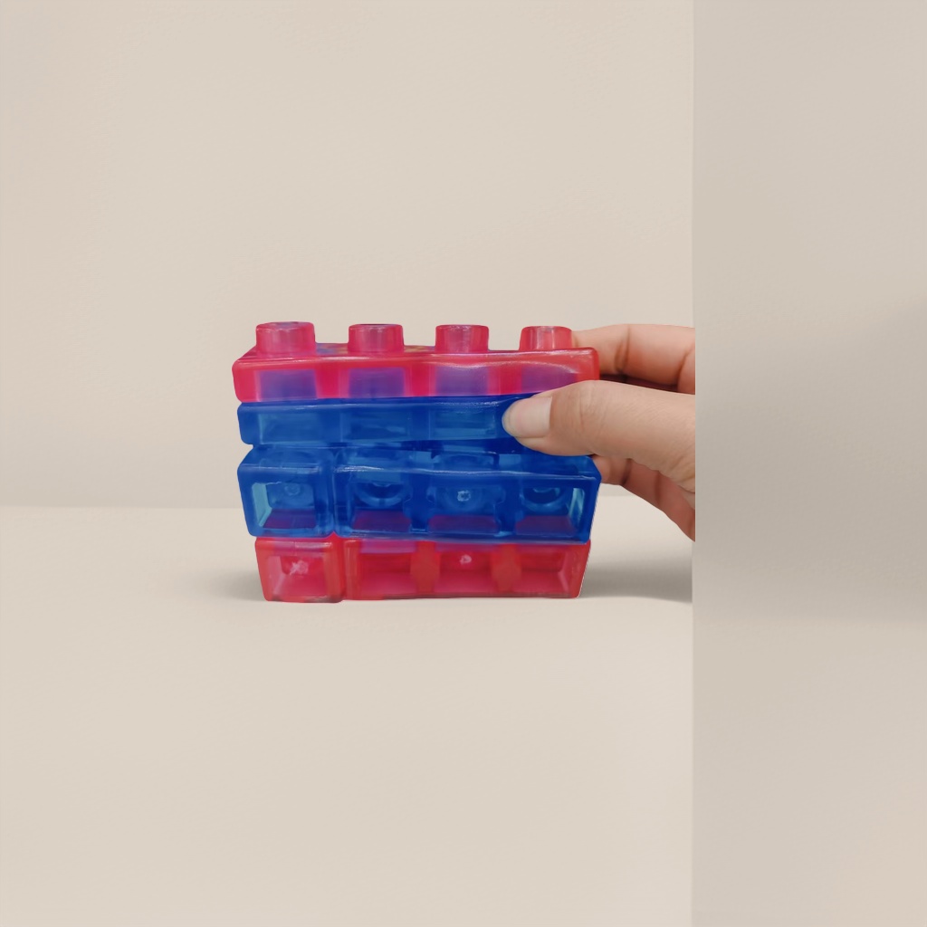 The children's educational building block toy set is compatible with Lego creative building blocks