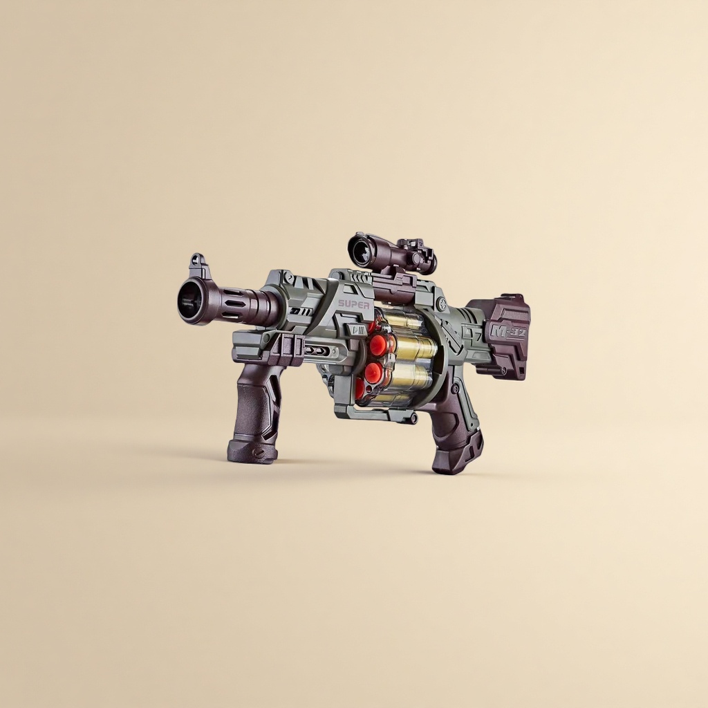 Children's toy gun simulation shooting water bullet gun is safe, environmentally friendly and can fire continuously Specification image