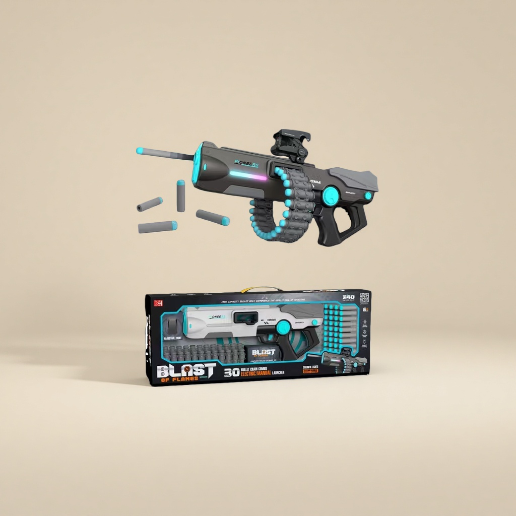 Children's toy guns, simulation shooting guns, educational interactive toys, safe and environmentally friendly details Picture