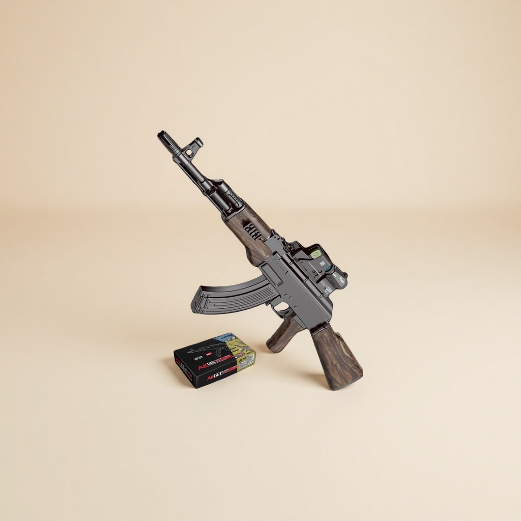 AK47 electric toy gun simulation shooting children's educational toy gun Specification image