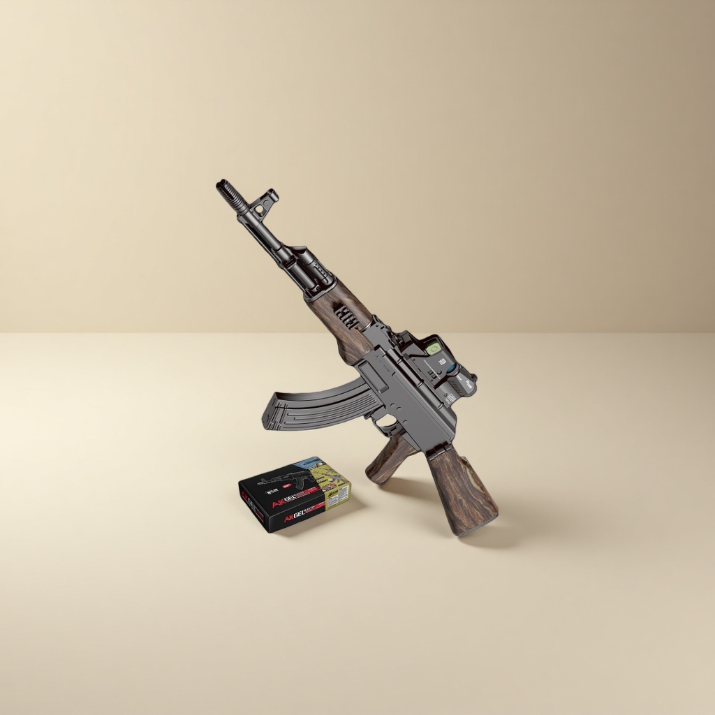 AK47 electric toy gun simulation shooting children's educational toy gun Application Scenario
