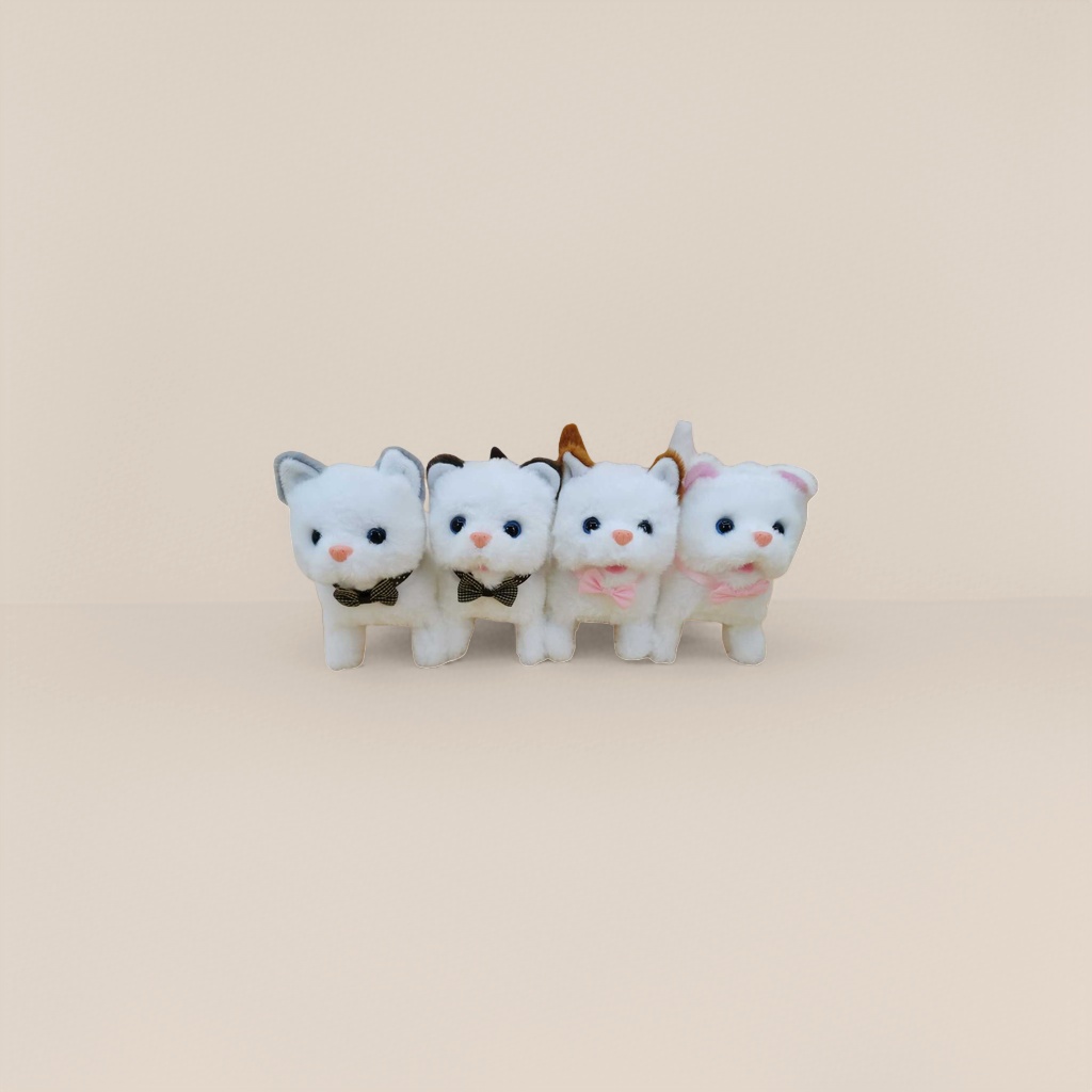 Plush toy + cat 164629905