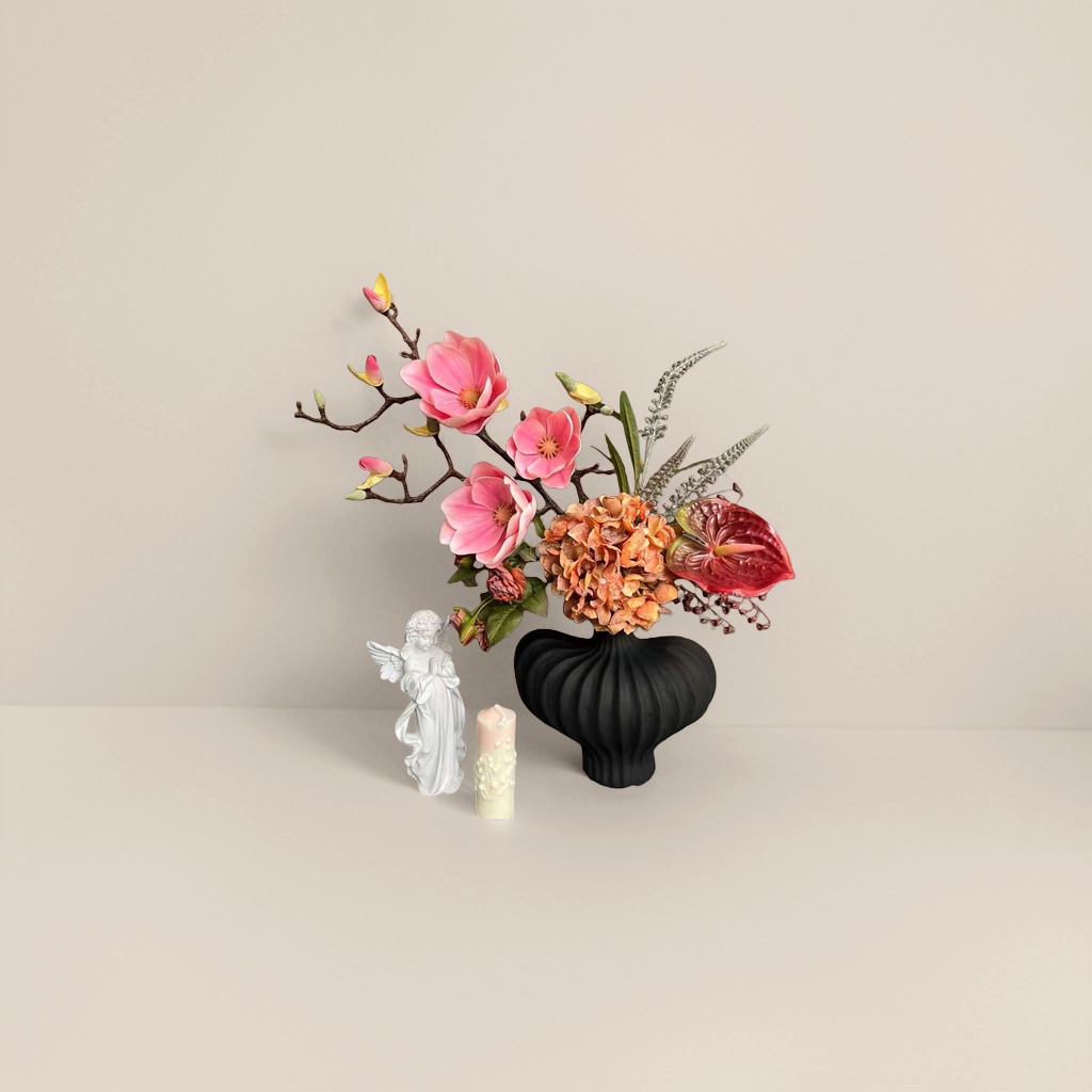 花艺装饰花卉组合花瓶插花套装客厅卧室仿真植物