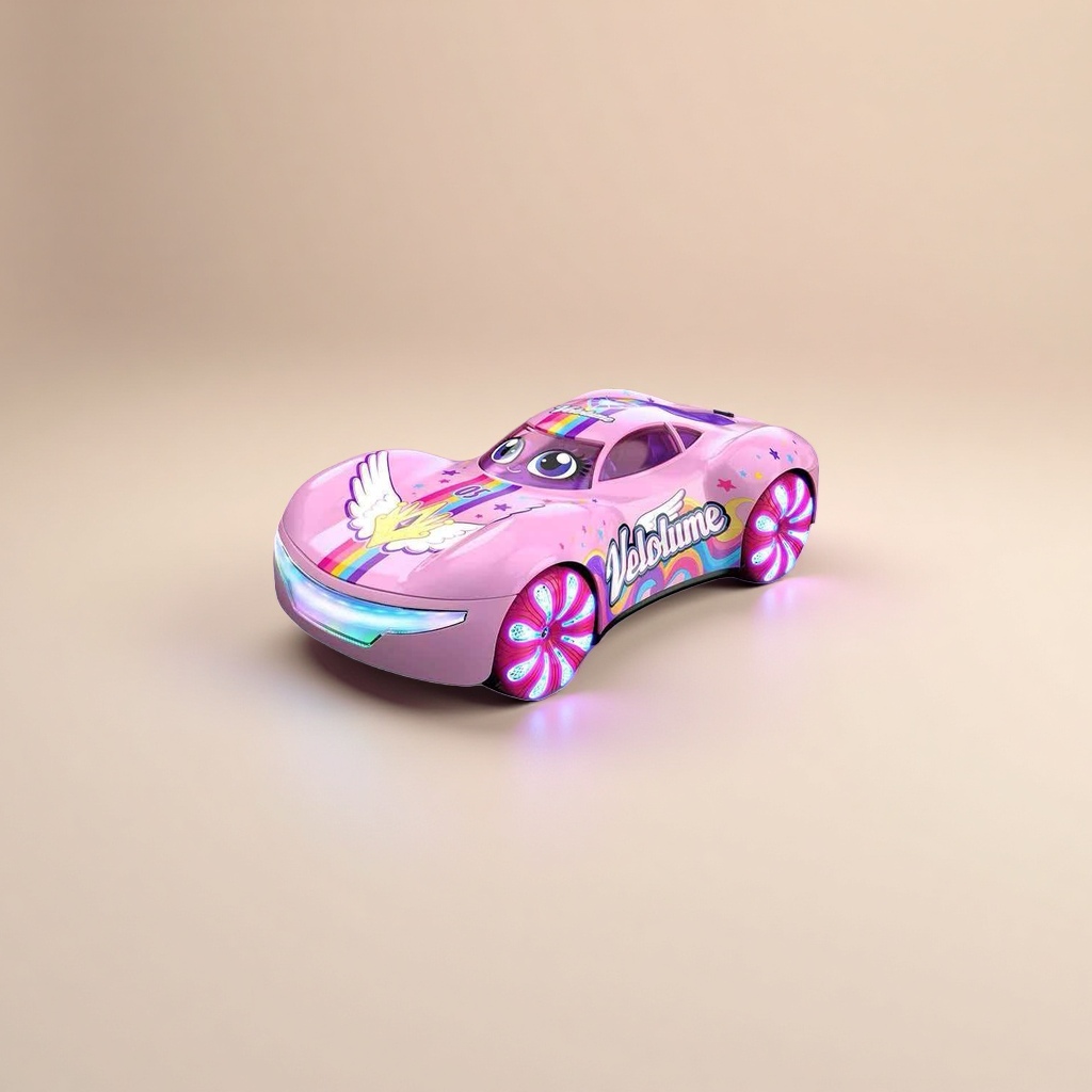 Pink cartoon racing car children's toothbrush, soft bristle anti-moth toothbrush, suitable for 3 to 12 years old Application Scenario