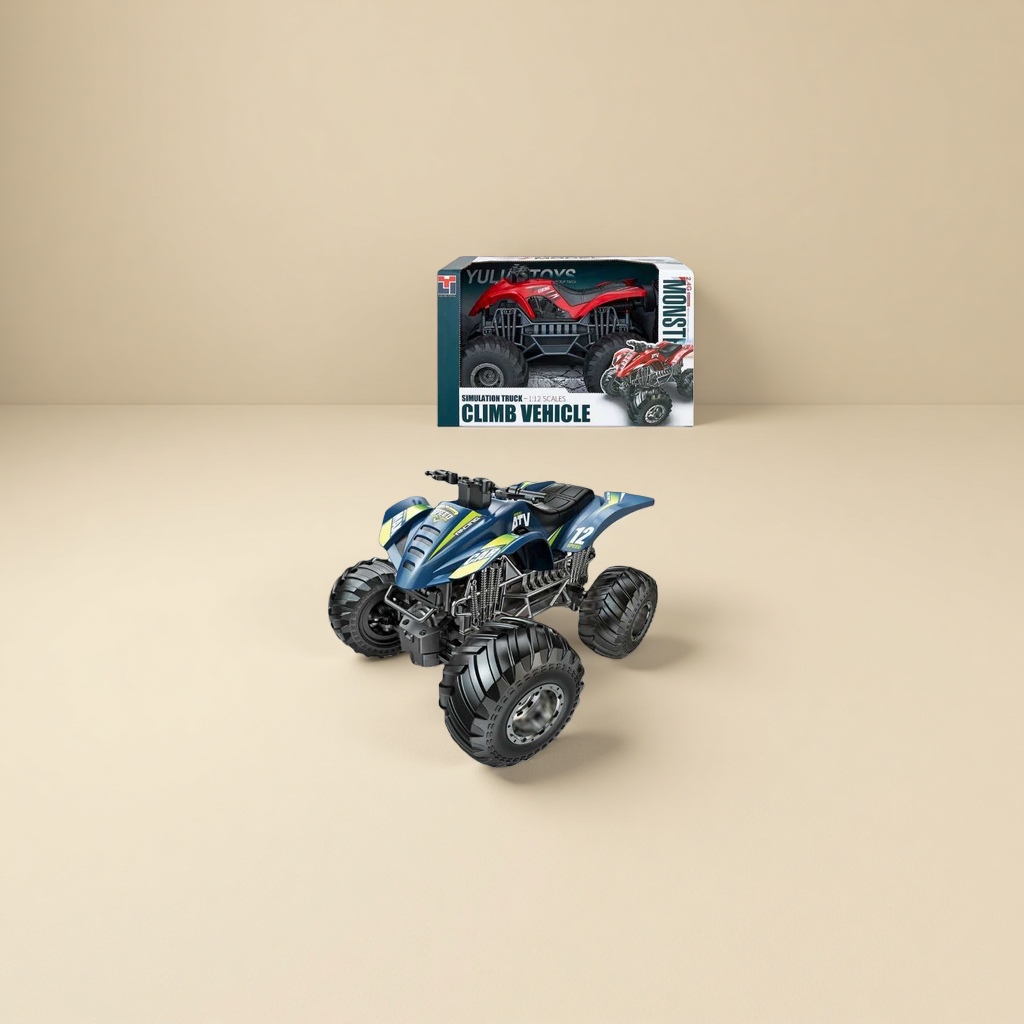 The remote-controlled climbing car, a four-wheel drive off-road remote-controlled toy car, can climb walls and ceilings at a ratio of 1:24 Specification image