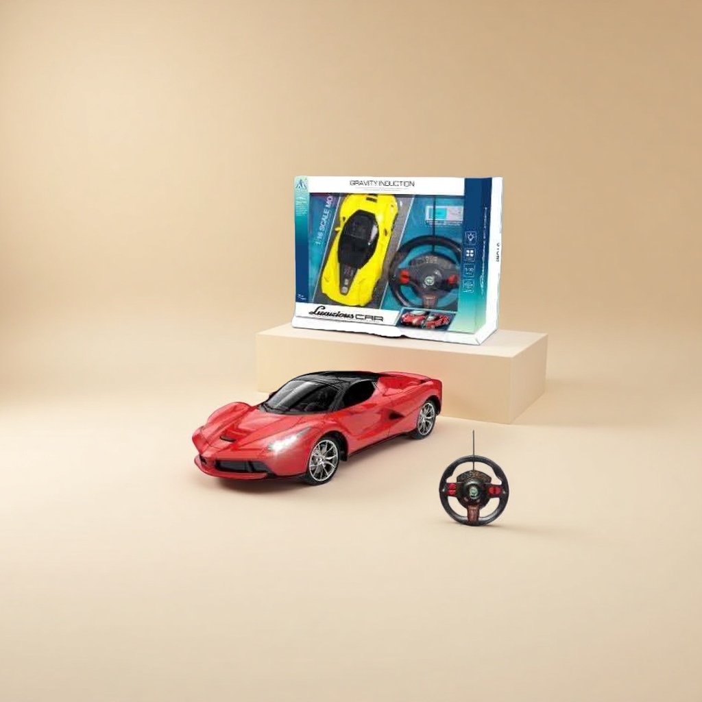 Red remote control sports car, electric remote control car, high-speed off-road remote control car Application Scenario
