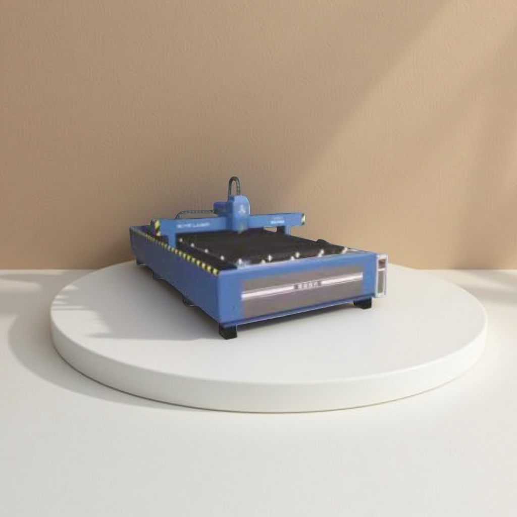 High-precision CNC metal sheet processing with industrial equipment laser cutting machines