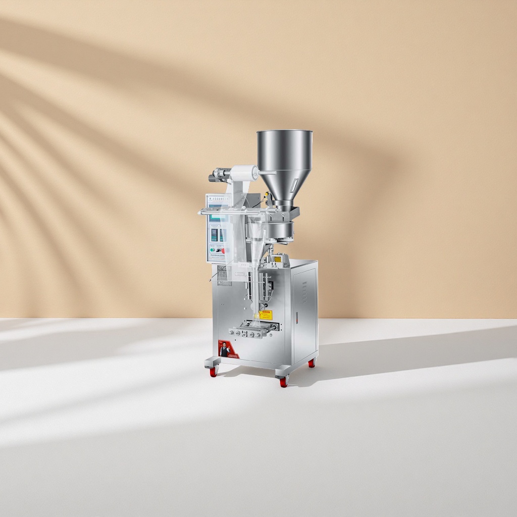 Vertical filling and sealing equipment with stainless steel body for industrial packaging machines Specification image