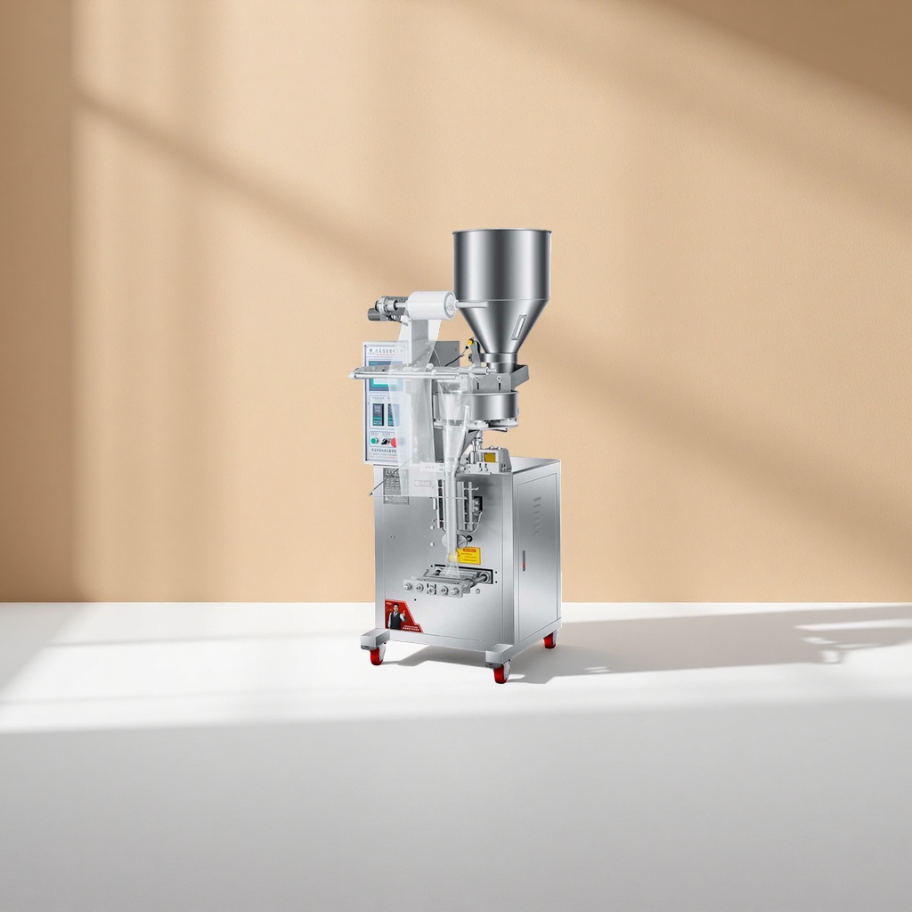 Vertical filling and sealing equipment with stainless steel body for industrial packaging machines Application Scenario