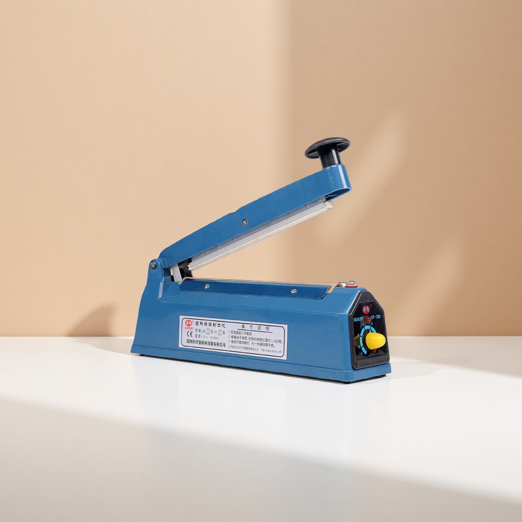 SF-200 plastic shell hand sealing machine, manual sealing machine, sealing device, household food sealing machine details Picture