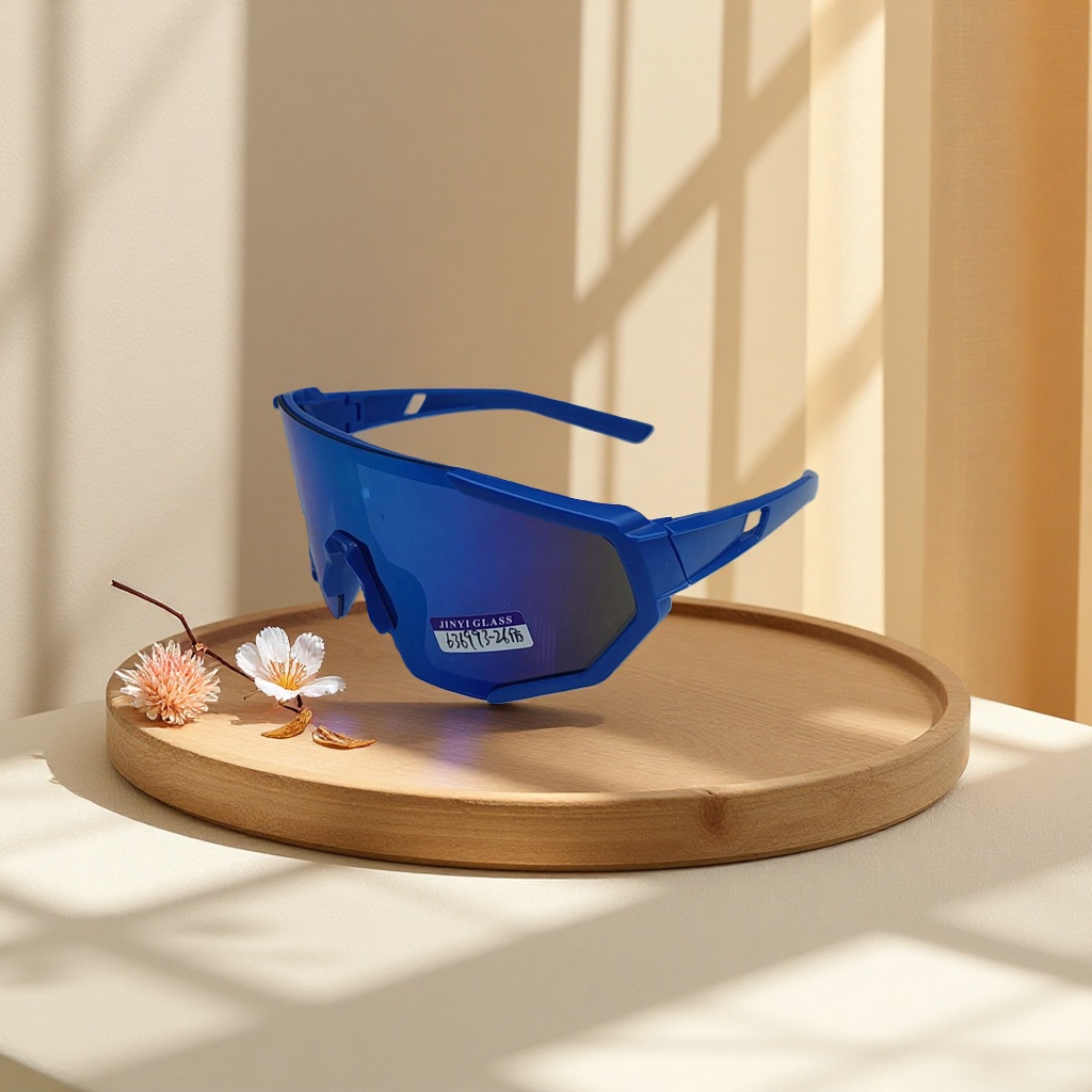The blue sports sunglasses, unisex polarized sunglasses UV400, are lightweight and comfortable for protection