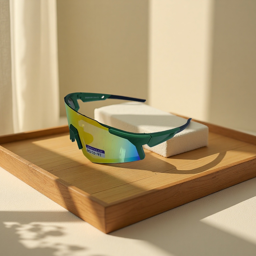 Sports goggles with PC lenses and wide nose pads, outdoor sports protective glasses Specification image