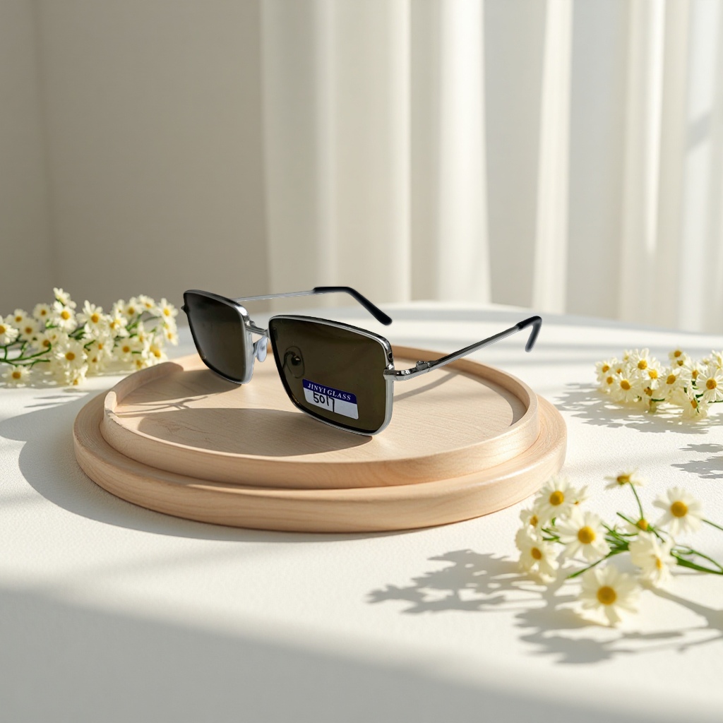 High-definition polarized sunglasses with metal frames, anti-glare, specially designed for outdoor cycling Specification image
