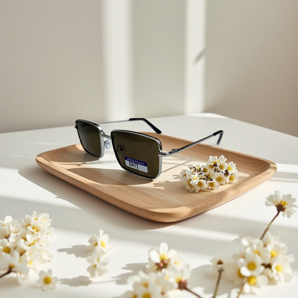 High-definition polarized sunglasses with metal frames, anti-glare, specially designed for outdoor cycling Application Scenario