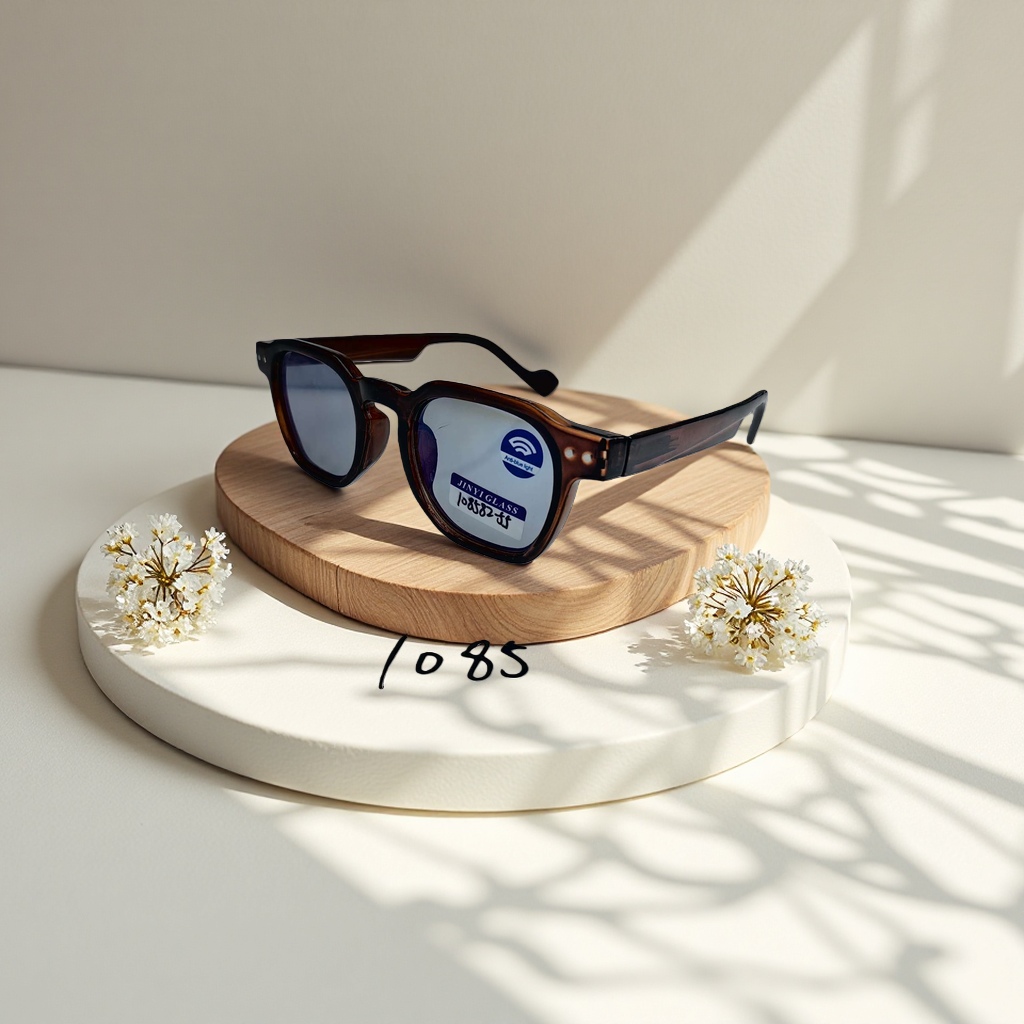 Fashionable anti-blue light myopia glasses can be configured with light and comfortable degrees