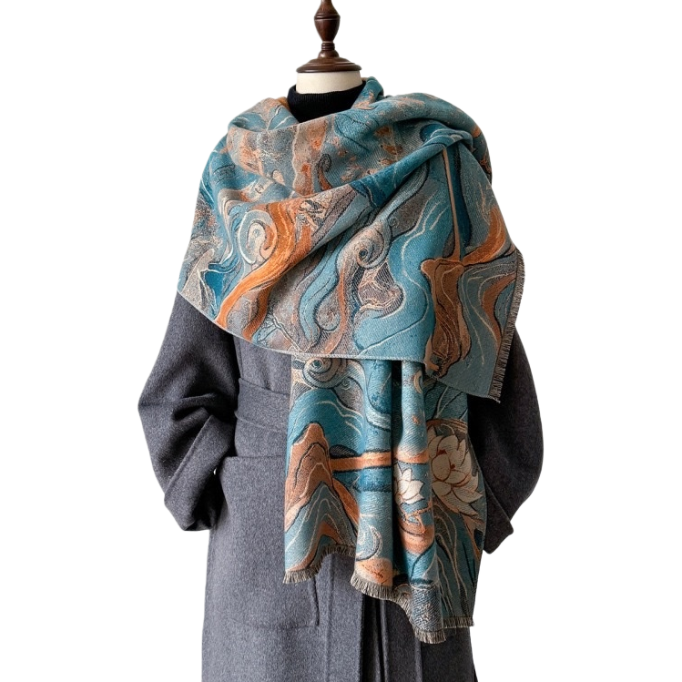وشاح القطن الدافئ هو وشاح من نفس النوع Item Picture