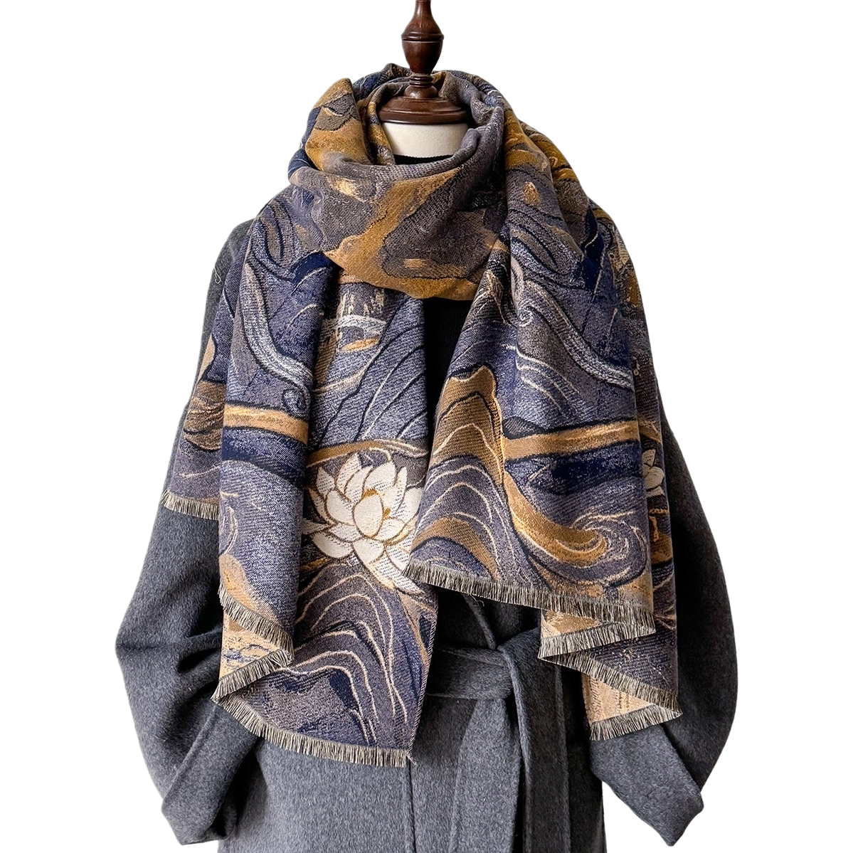 وشاح سميك من القطن من أجل الدفء والشتاء Item Picture