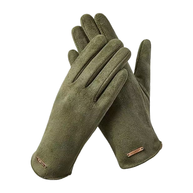 White pure cotton gloves for both men and women, anti-slip, breathable and daily warm gloves Item Picture