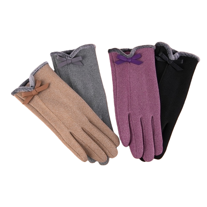 Pure cotton breathable thin gloves for women, anti-slip for daily commuting in spring and autumn, fingertip touch screen Item Picture