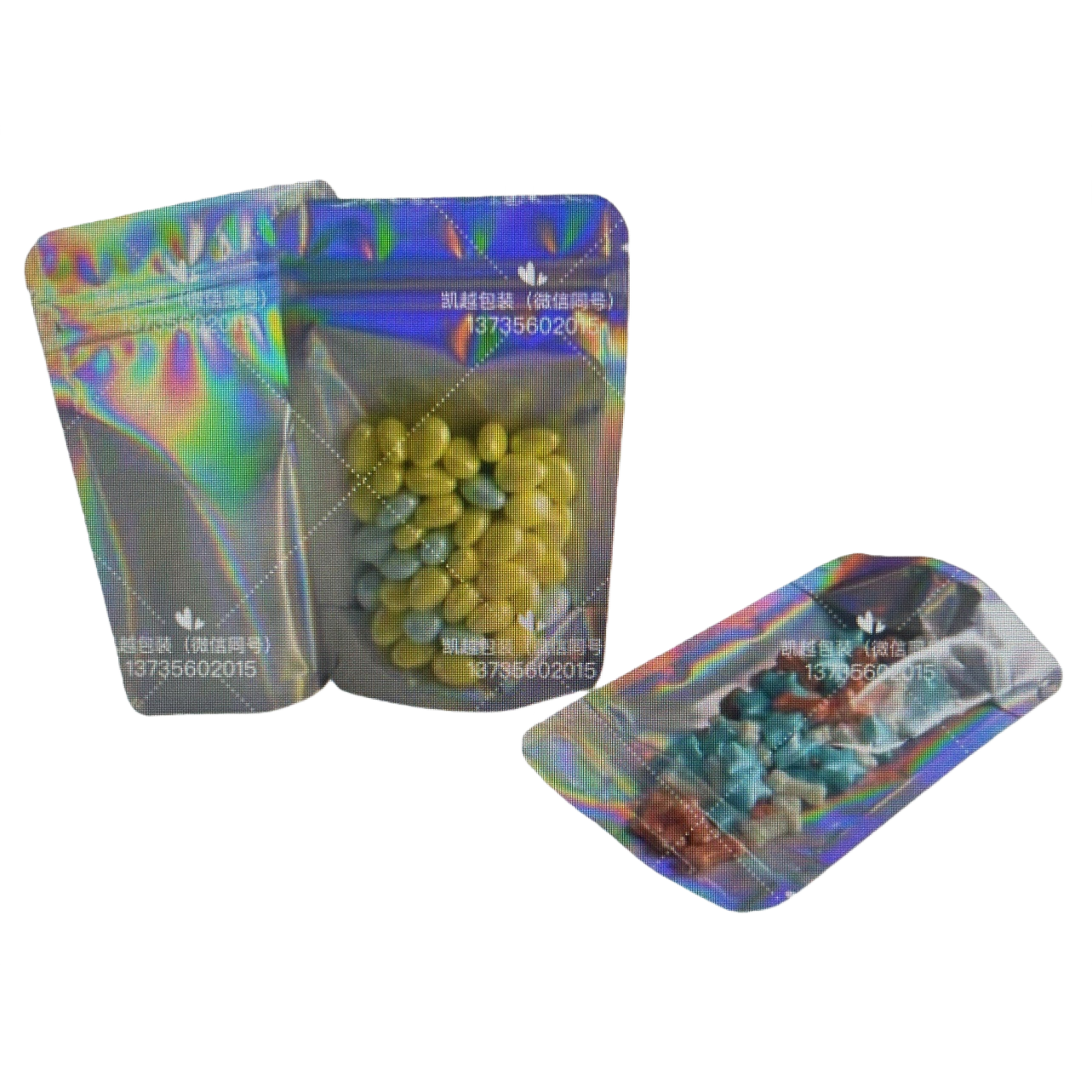 Explosion-proof zipper plastic self-sealing bags, plastic packaging bags, transparent plastic sealing bags Item Picture