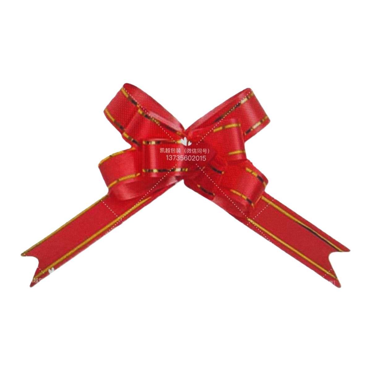 Red ribbon bow decorative gift box packaging with handmade DIY accessories Item Picture
