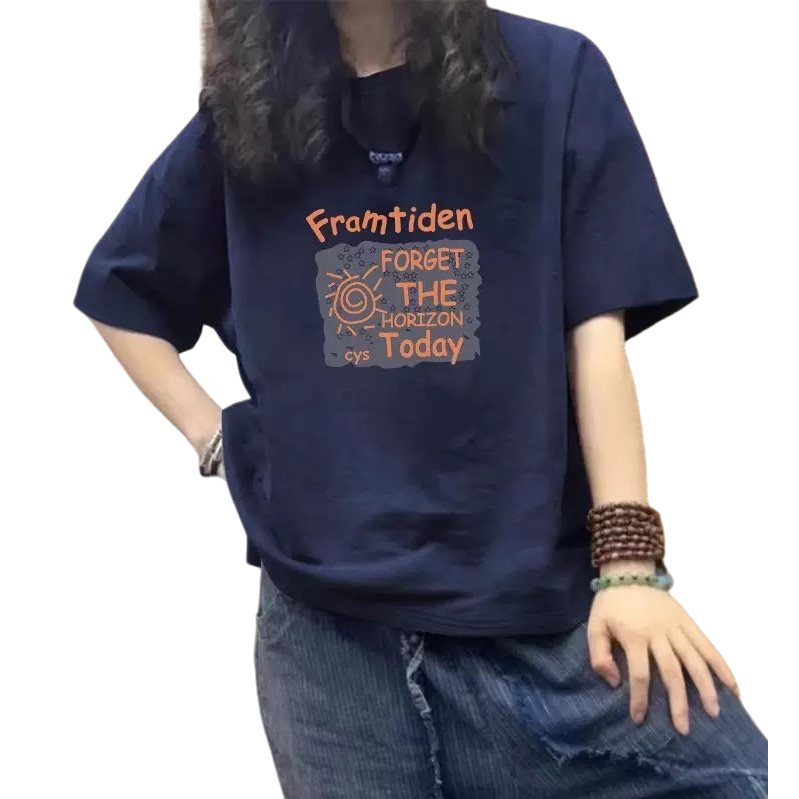 T恤/t恤女宽松韩版/夏天短袖女白T/冰丝/圆领衫白底实物图