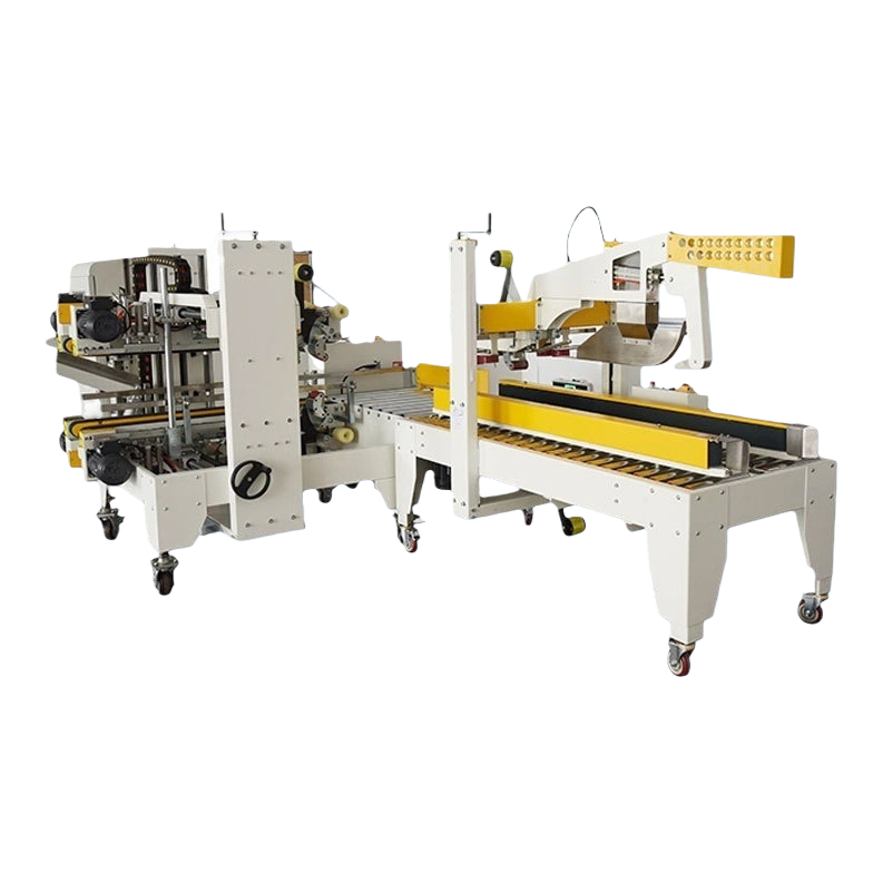 Automatic lid folding and sealing machine, fully automatic carton sealing and packaging machine Item Picture