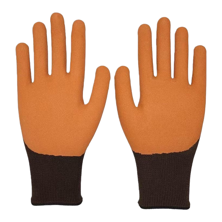 قفازات عمل سميكة خضراء Item Picture