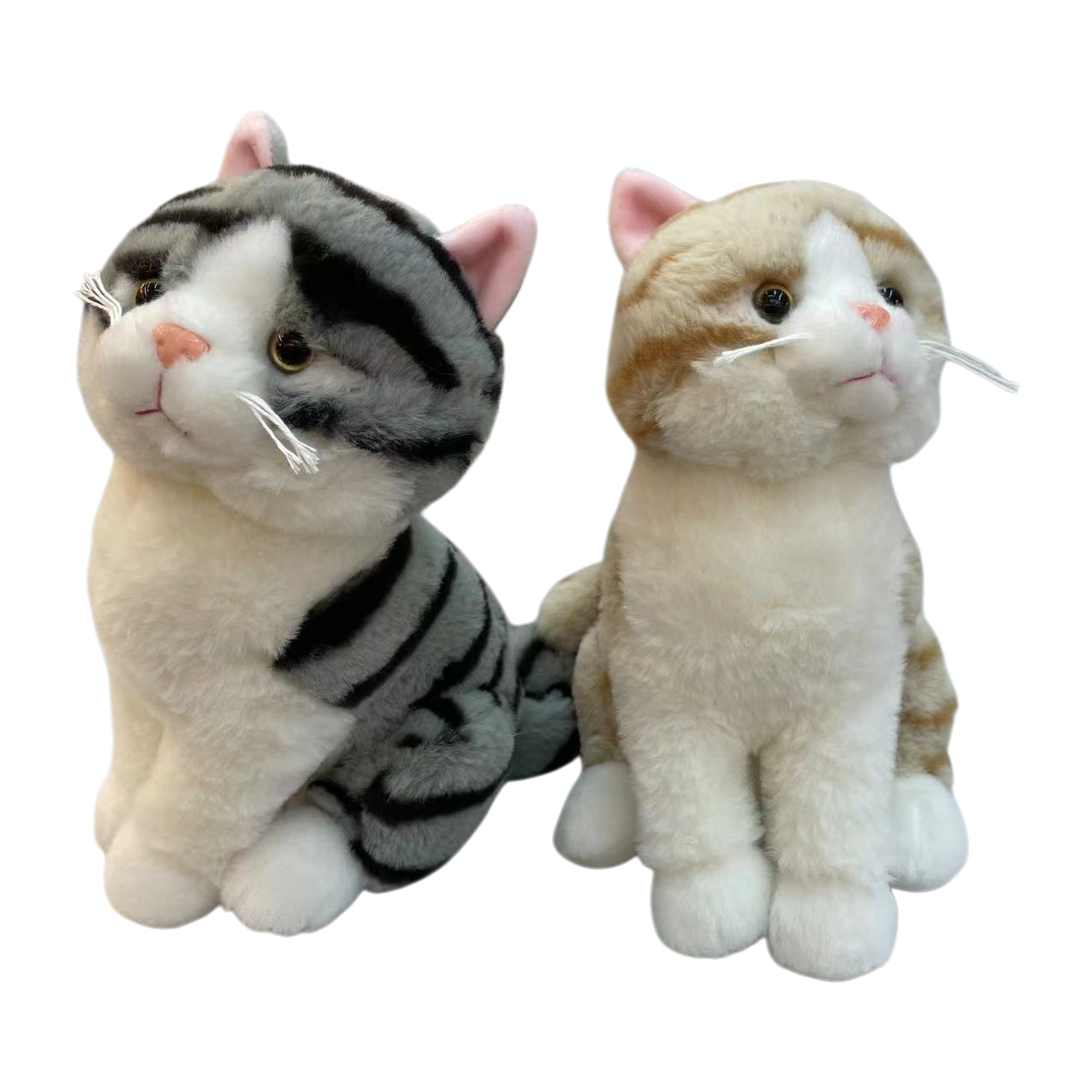 Peluche juguete gato modelo largo peluche piernas cortas adorable apazentador acompañante regalo para niños Item Picture