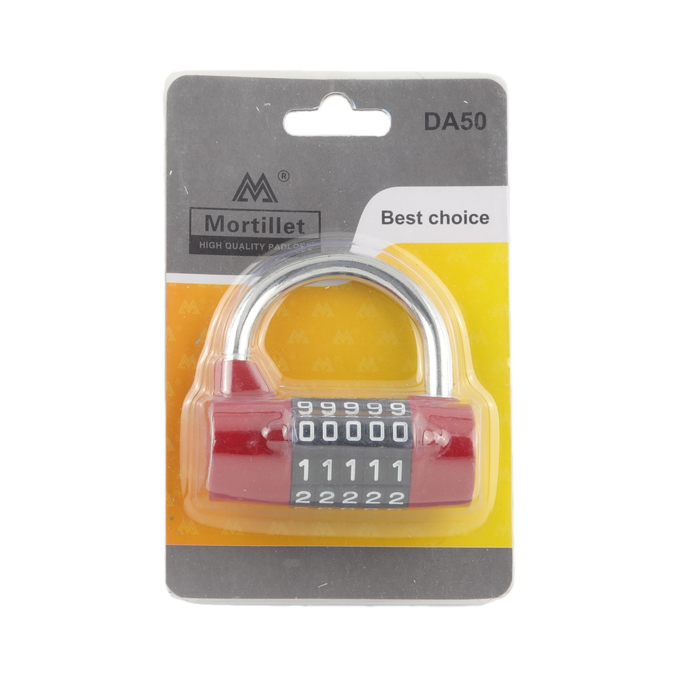 Red password lock, electronic fingerprint unlock, anti-theft padlock, specially designed for home, office and safe Item Picture