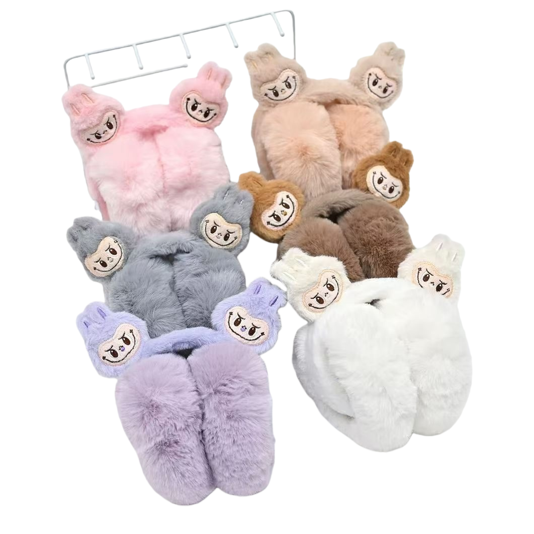 Thickened plush ear cups for winter cold protection, ear care and warmth retention Item Picture