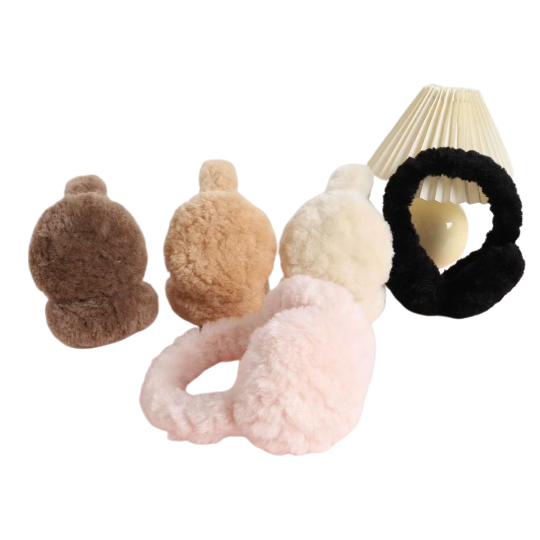 Soft and skin-friendly solid-color ear protectors are suitable for both indoor and outdoor use in winter Item Picture