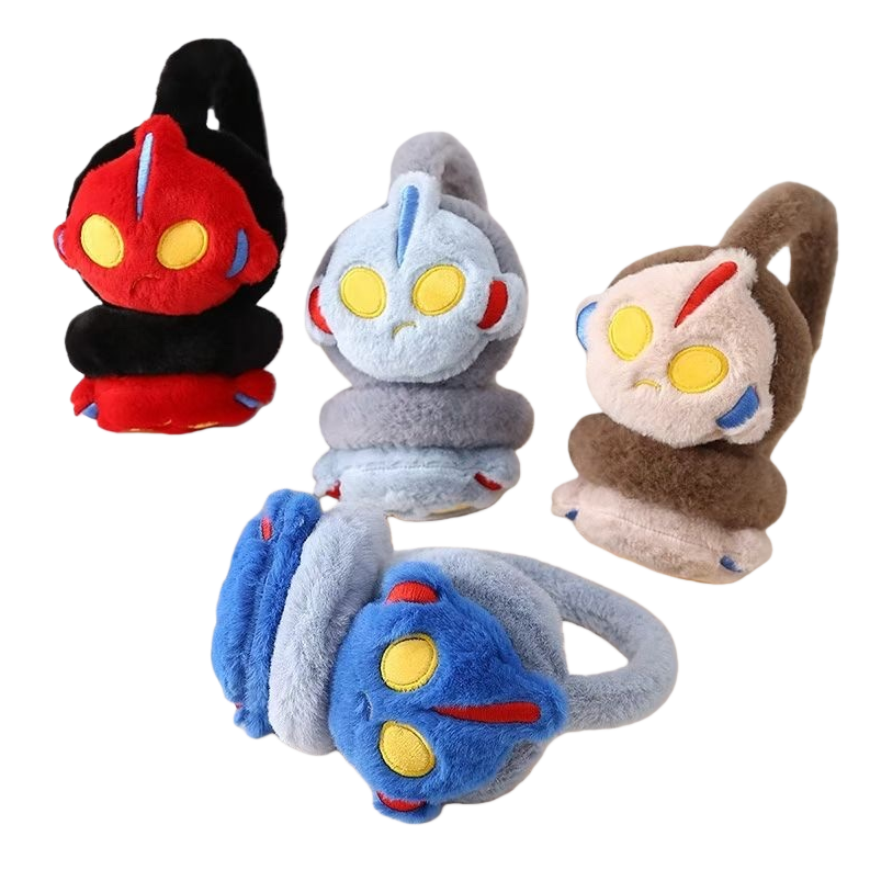 The plush toy ear cups are warm and cute. The plush ear covers can keep you warm in winter Item Picture