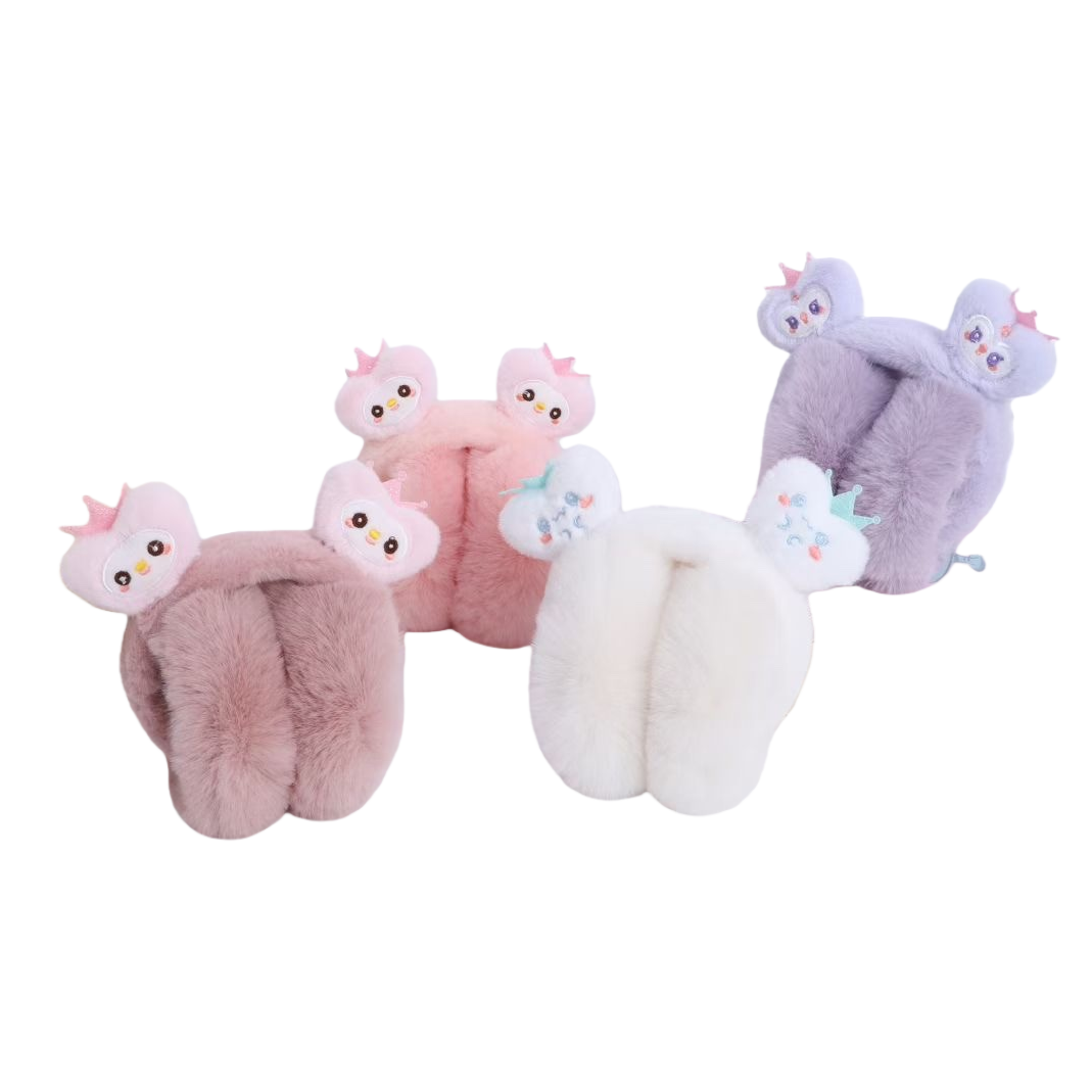The thickened ear cups of the plush toy are made of rabbit fur, soft and skin-friendly, suitable for adults Item Picture