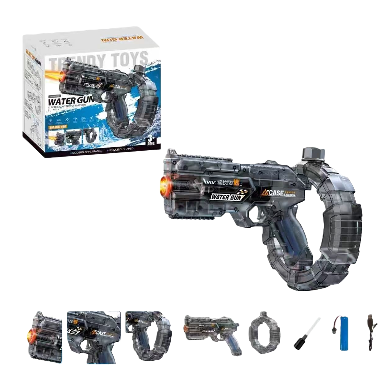 Children's summer water gun toys, large-capacity water spray guns, 1.5L outdoor water play equipment Item Picture