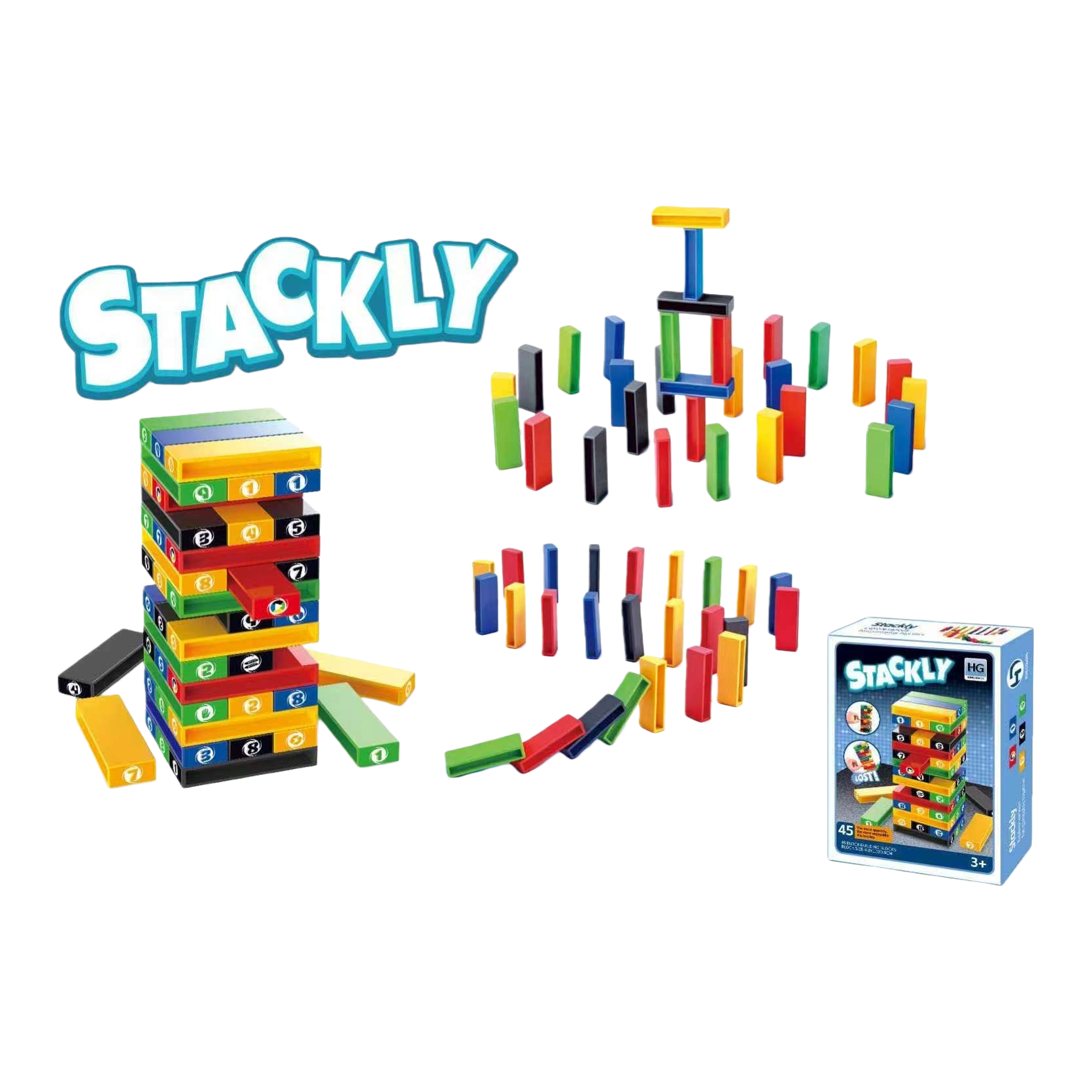 STACKLY building block toy set: Creative Building and educational toys for boys and girls Item Picture