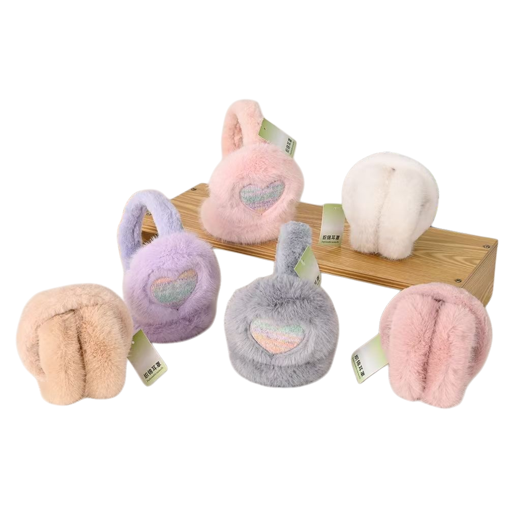 Thickened plush ear muffs for warmth, suitable for both men and women, winter ear protection Item Picture