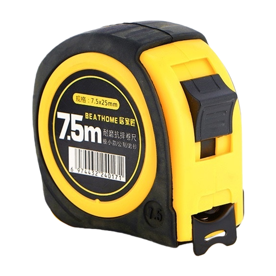 Thickened anti-drop steel tape measure, 5-meter engineering surveying household precision scale tape measure Item Picture