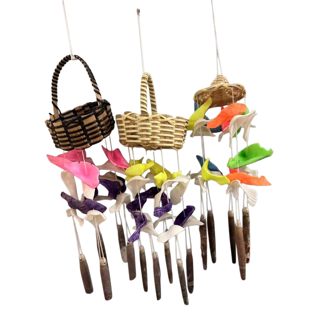 Colorful wind chimes, copper multi-layer wind chimes, home balcony decoration, wind chimes, excellent gifts Item Picture