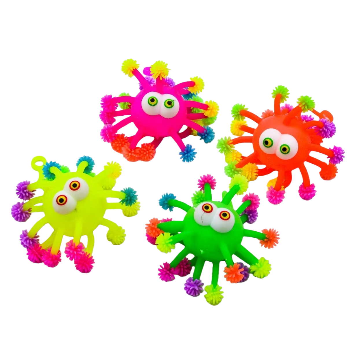 Colorful plush spider toys, children's educational plush figurines, cute ornaments Item Picture