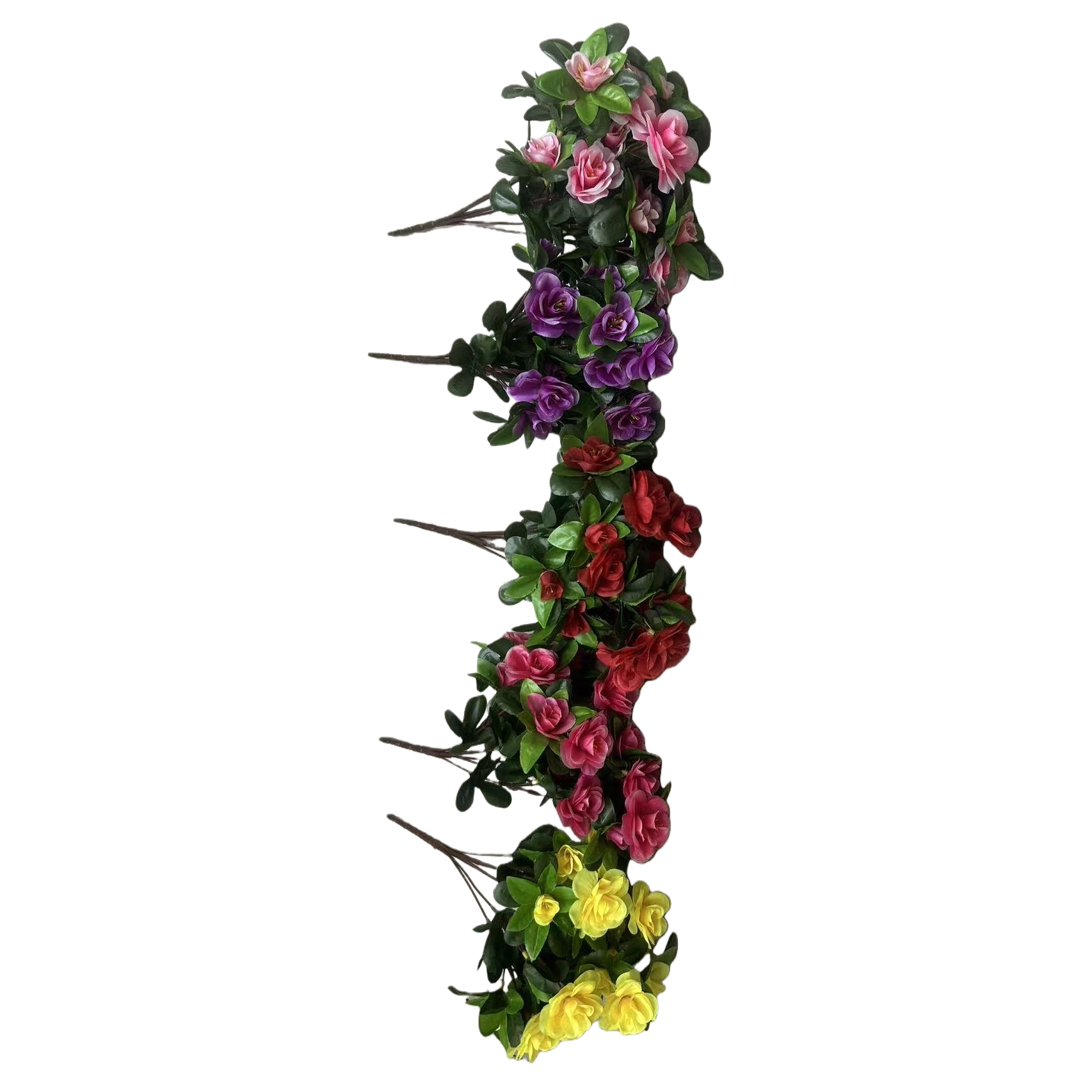 Colorful artificial flower bouquets and simulated fresh flowers are decorative items for the living room and bedroom Item Picture