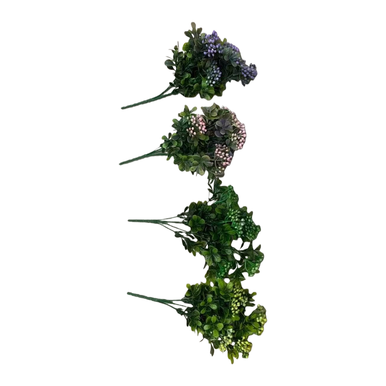 Simulated silk fabric artificial flower bouquets, living room decorative items, Nordic-style home green plants Item Picture