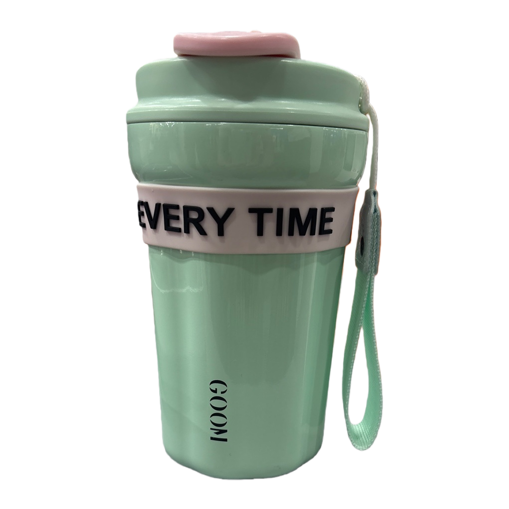 The main body of the green insulated cup is a stainless steel vacuum insulated portable water cup Item Picture