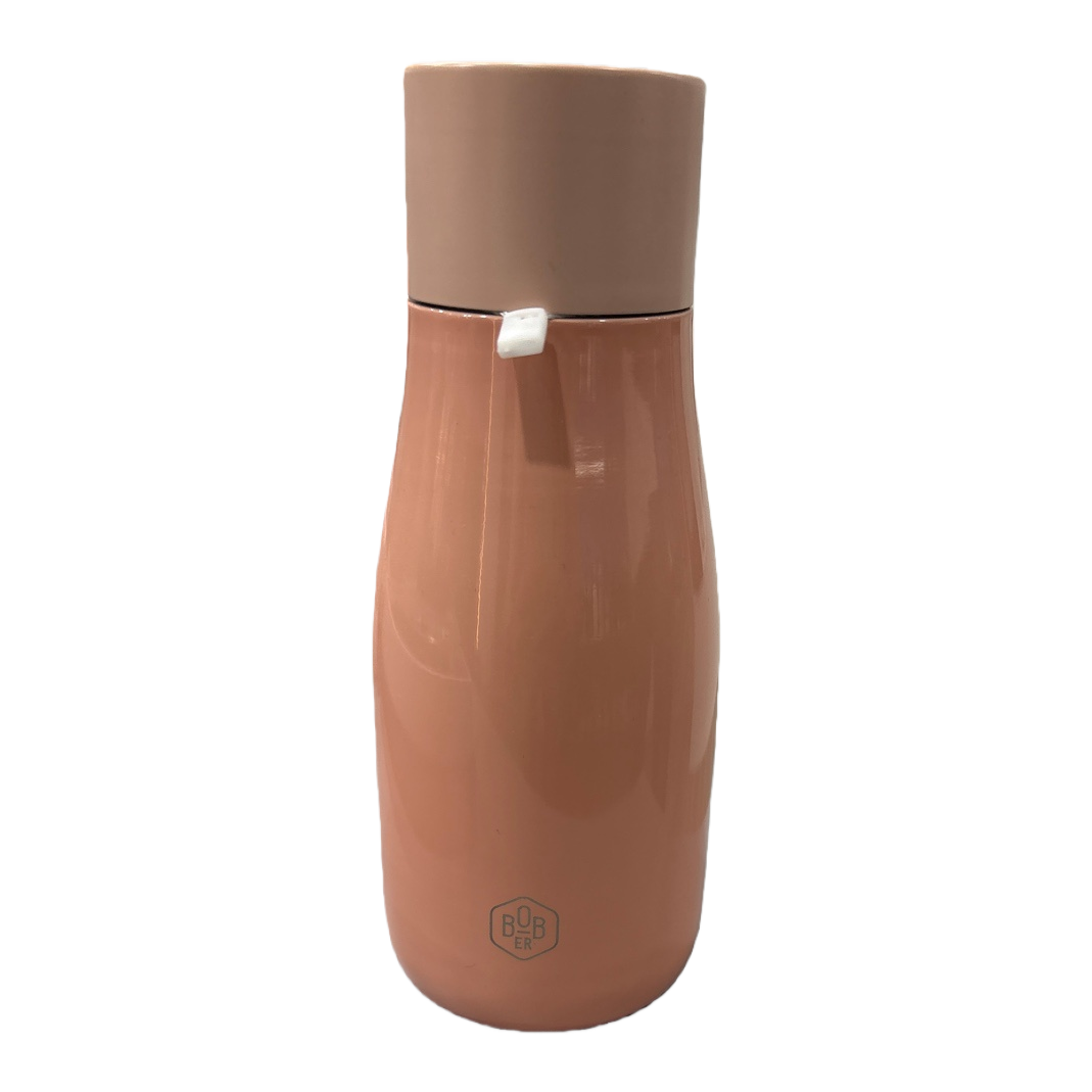 The pink insulated cup is made of stainless steel with a vacuum insulation capacity of 350ml. It is heat-resistant and leak-proof, simple and fashionable Item Picture