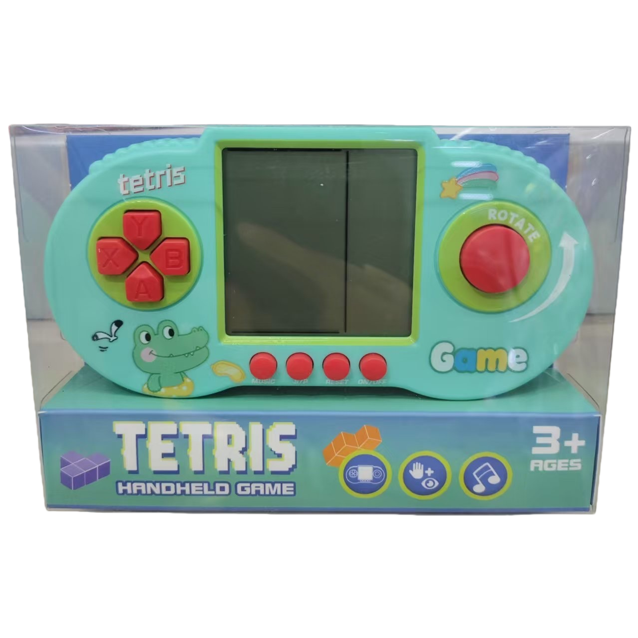 Toy handheld game console, portable handheld electronic game console, children's educational and entertainment equipment Item Picture