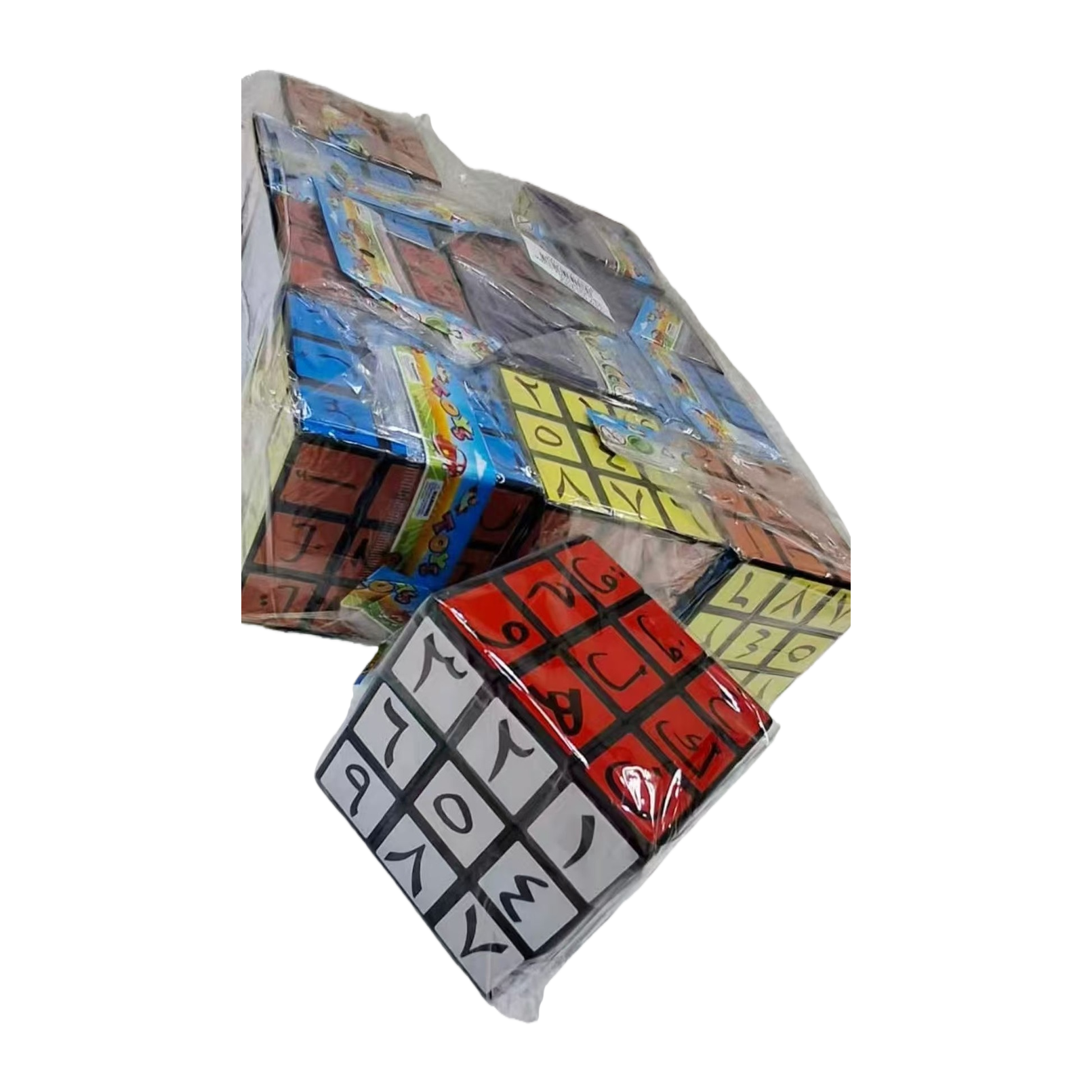 Arabic numeral Rubik's Cube toy, a three-level educational toy for children and adults to relieve stress Item Picture